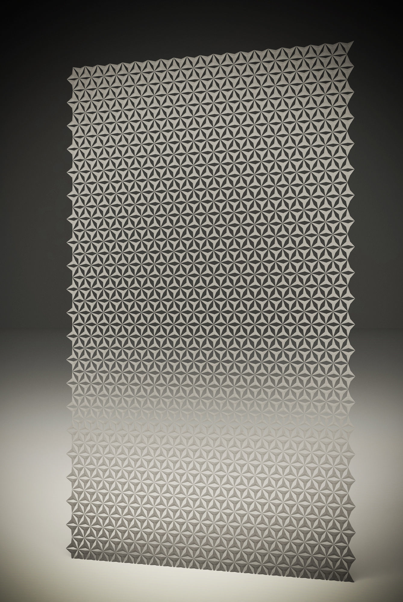 kinitic partition Low-poly 3D model_2