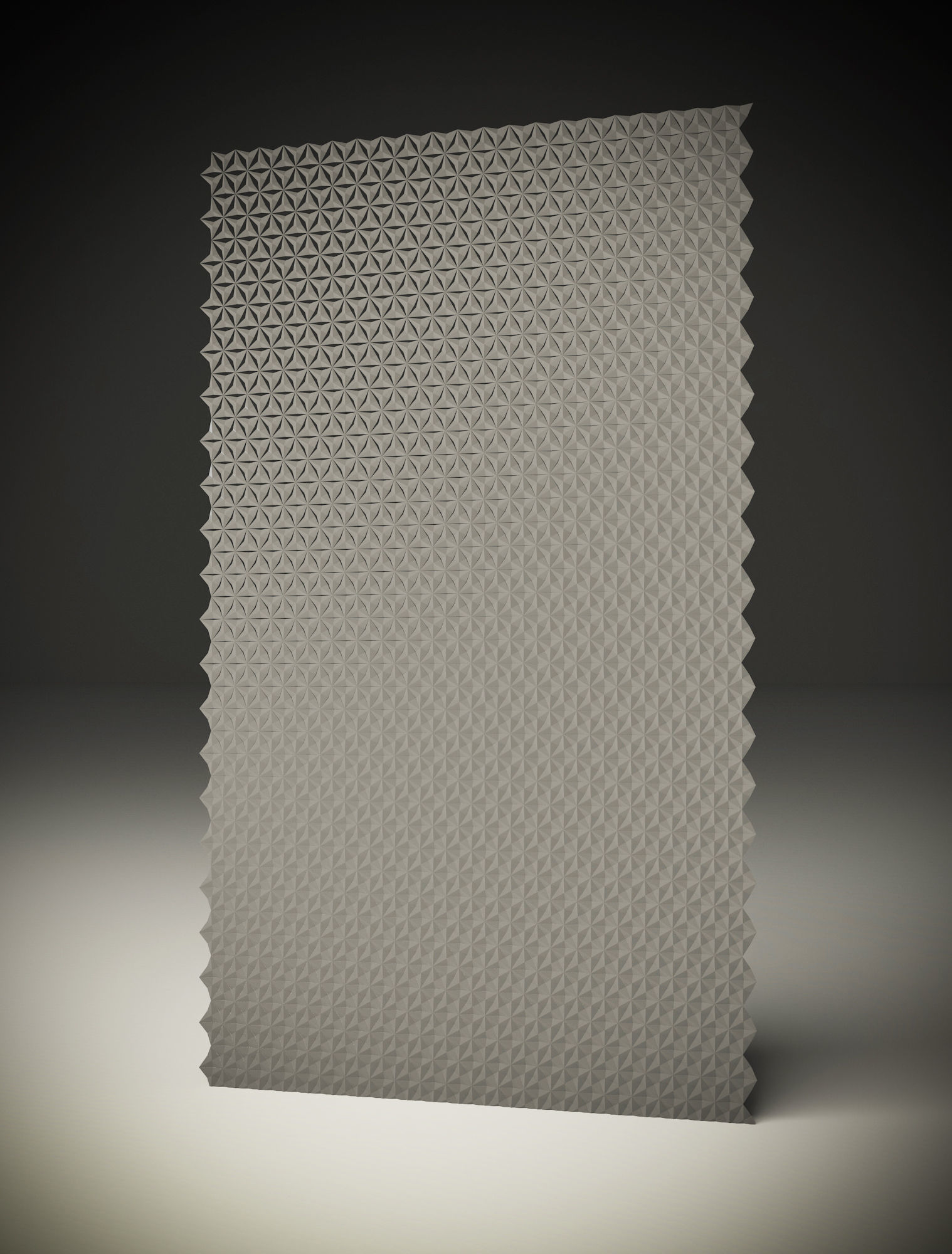 kinitic partition Low-poly 3D model_4