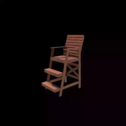 lifeguard chair 3D model