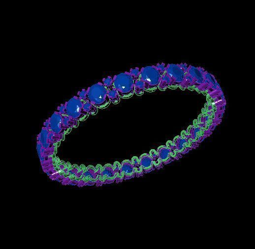 Bracelet 3D print model_2