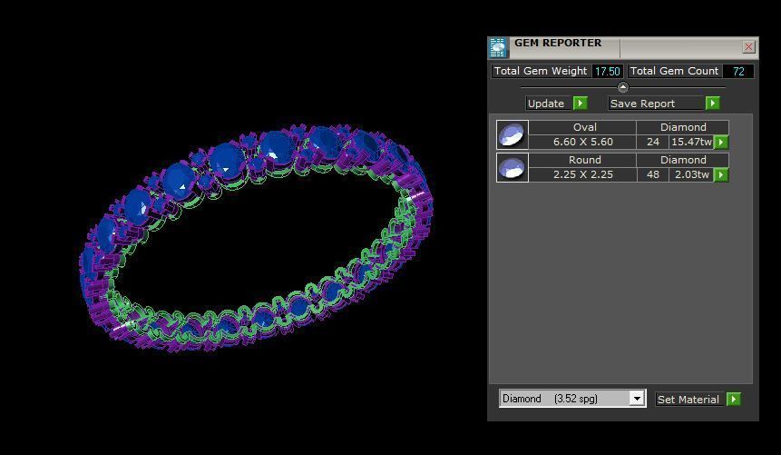 Bracelet 3D print model_3