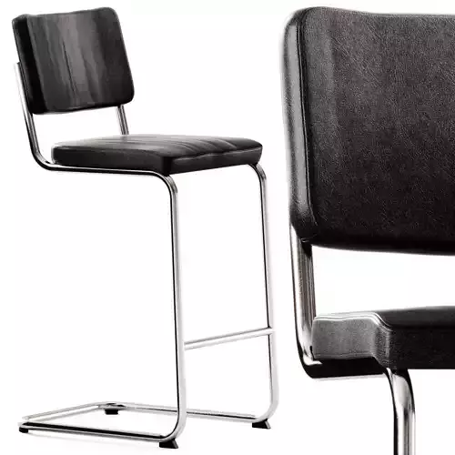 Thonet S 32 PVH Bar Stool 3D model
