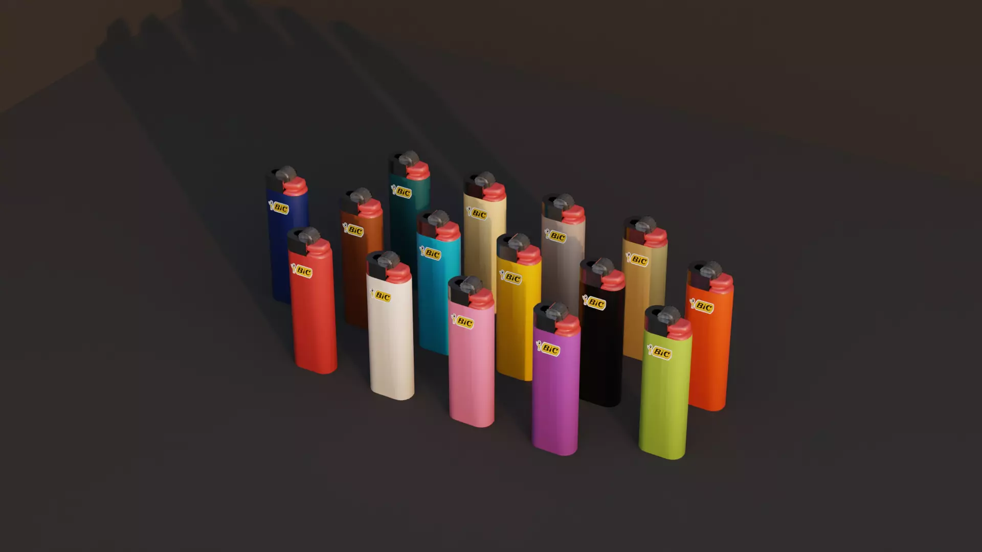 Lighters Free 3D model
