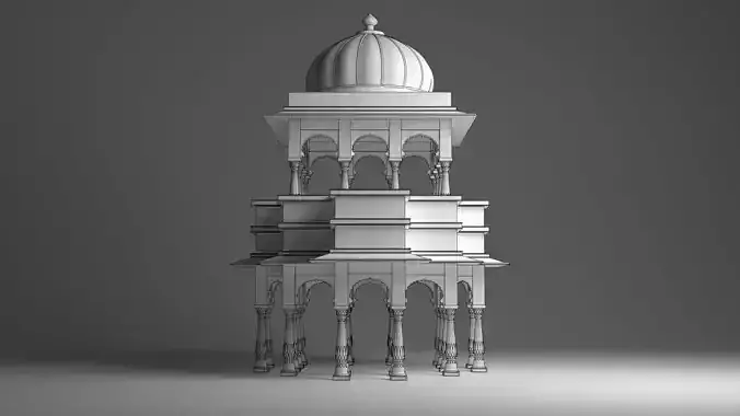 Indian Palace Dome Structure
