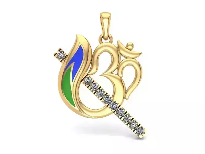 Om Murli Pendant - 210925