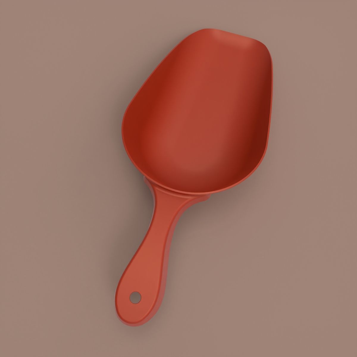 Garden Scoop 3D print model_3
