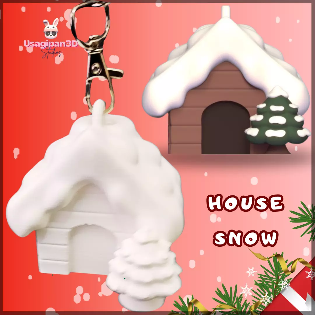 House Snow 3D print model_0