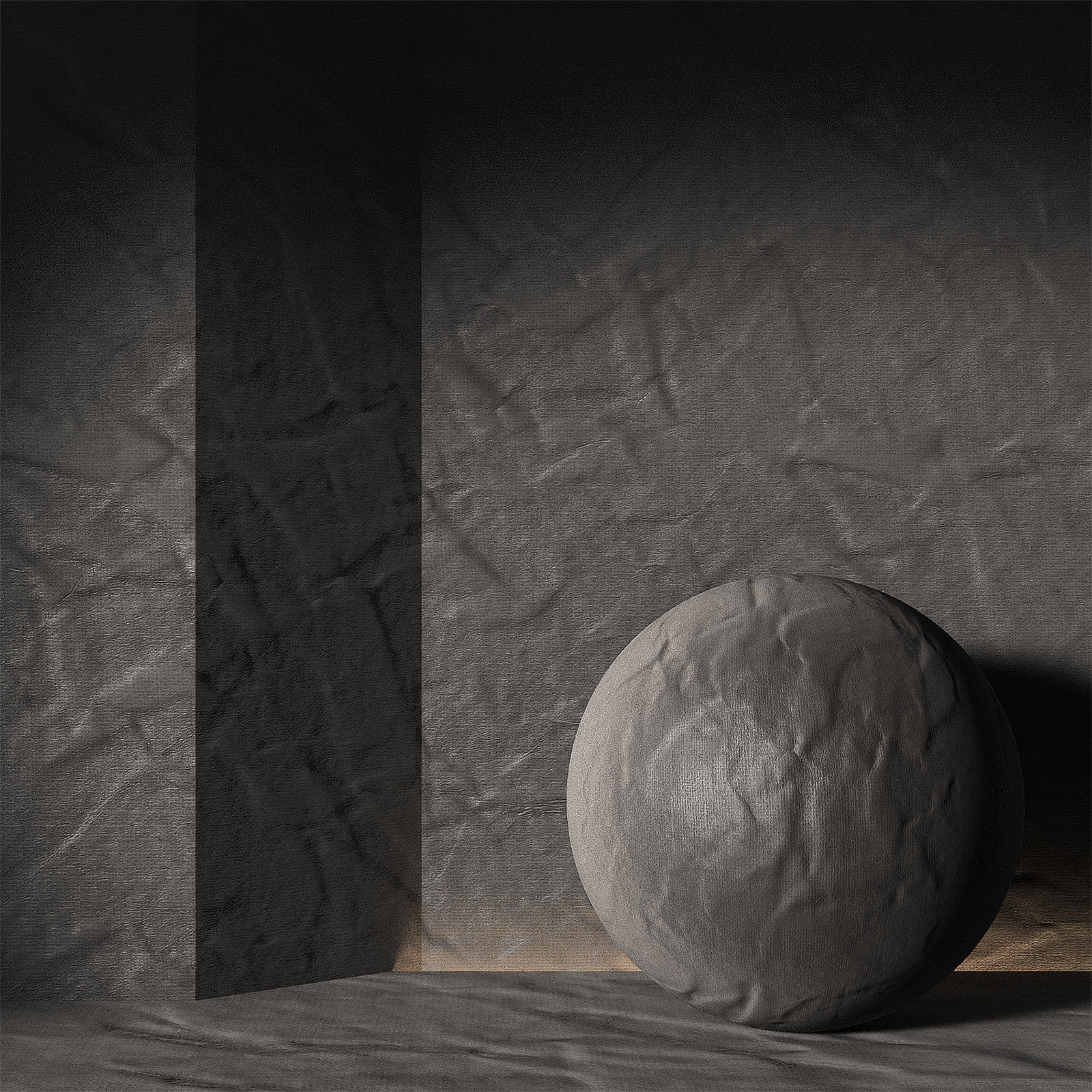 4K Seamless PBR crinkled fabric Textures and material Texture_4