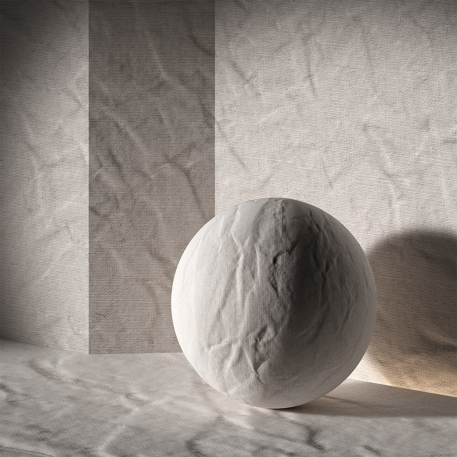 4K Seamless PBR crinkled fabric Textures and material Texture_2