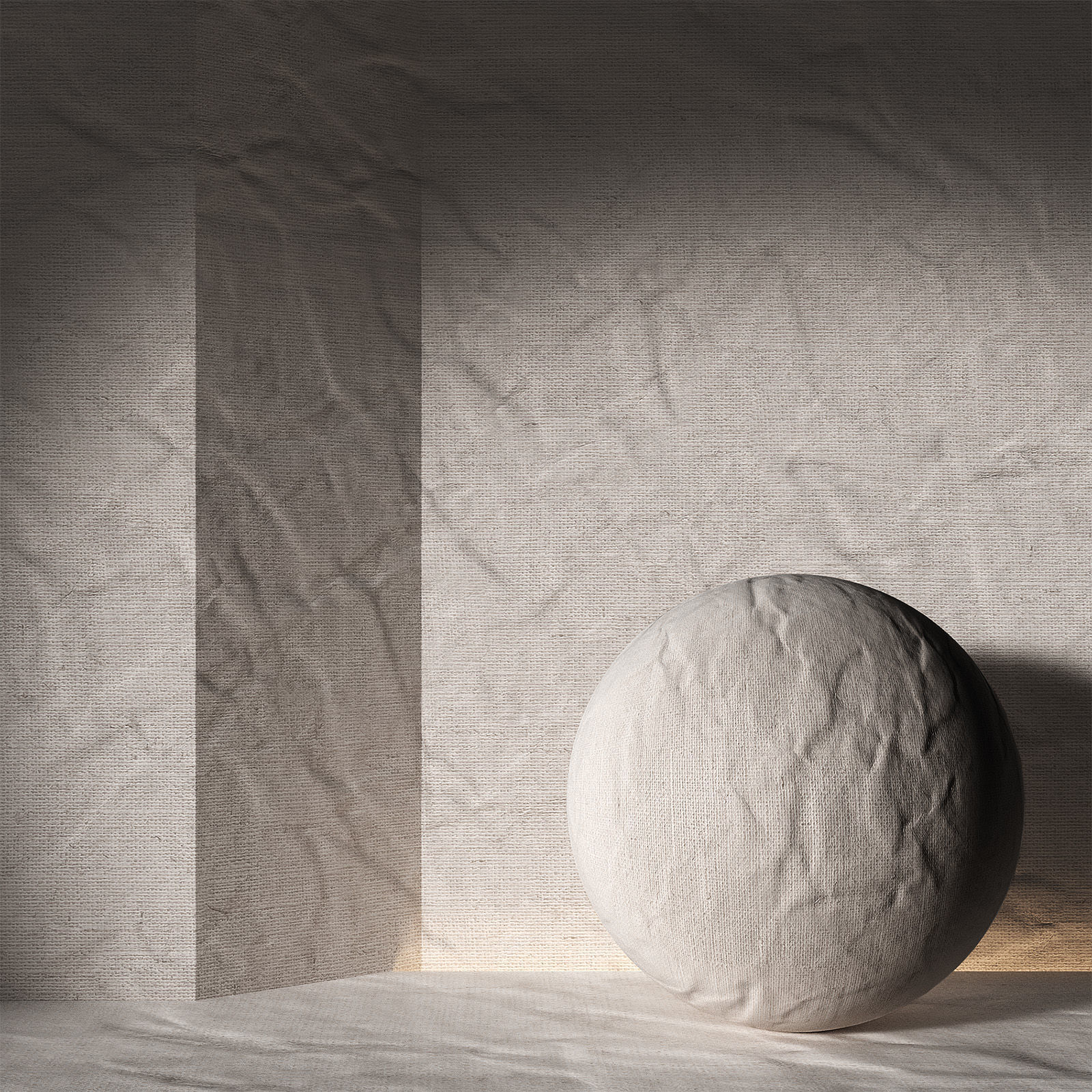 4K Seamless PBR crinkled fabric Textures and material Texture_1