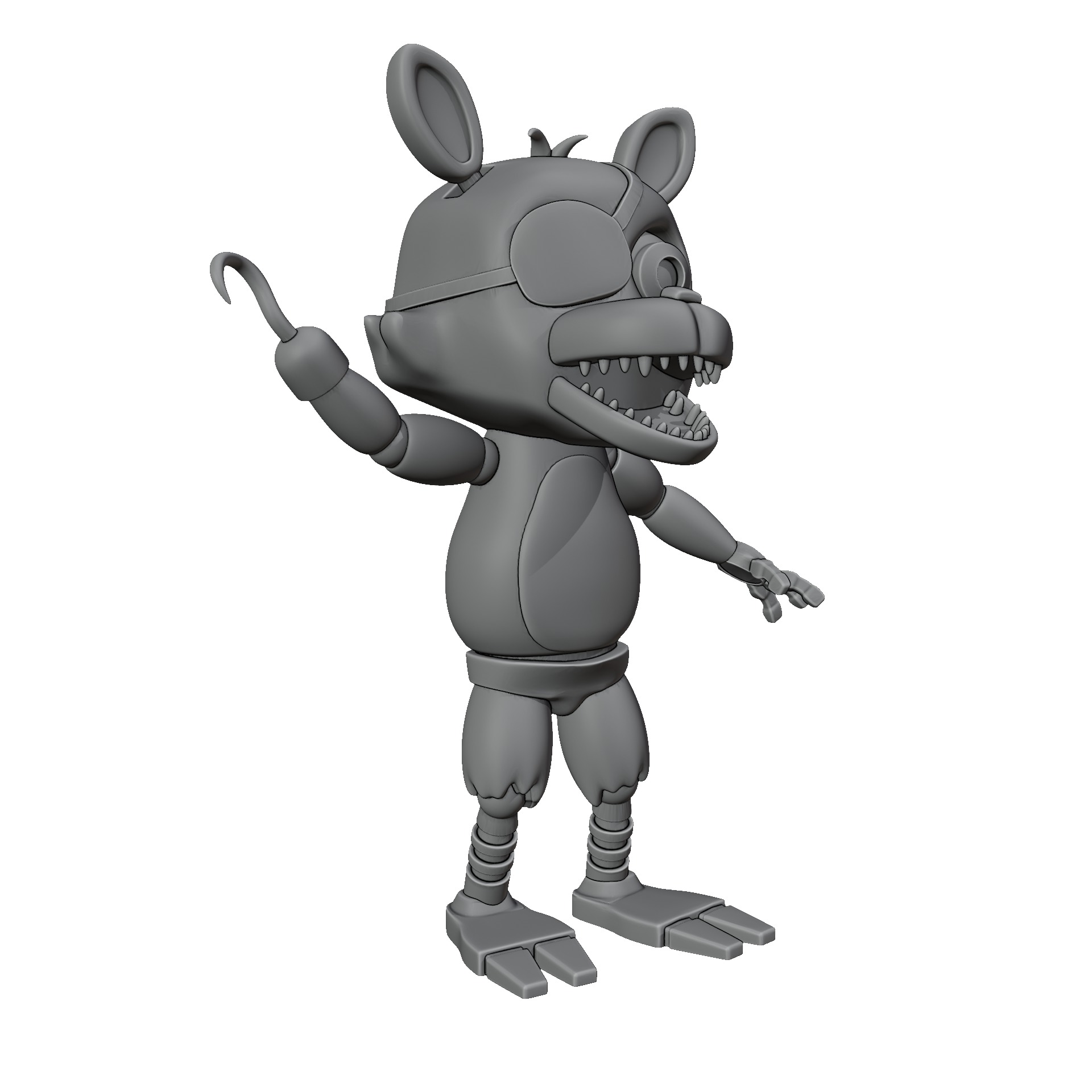 Adventure Foxy 3D print model_4