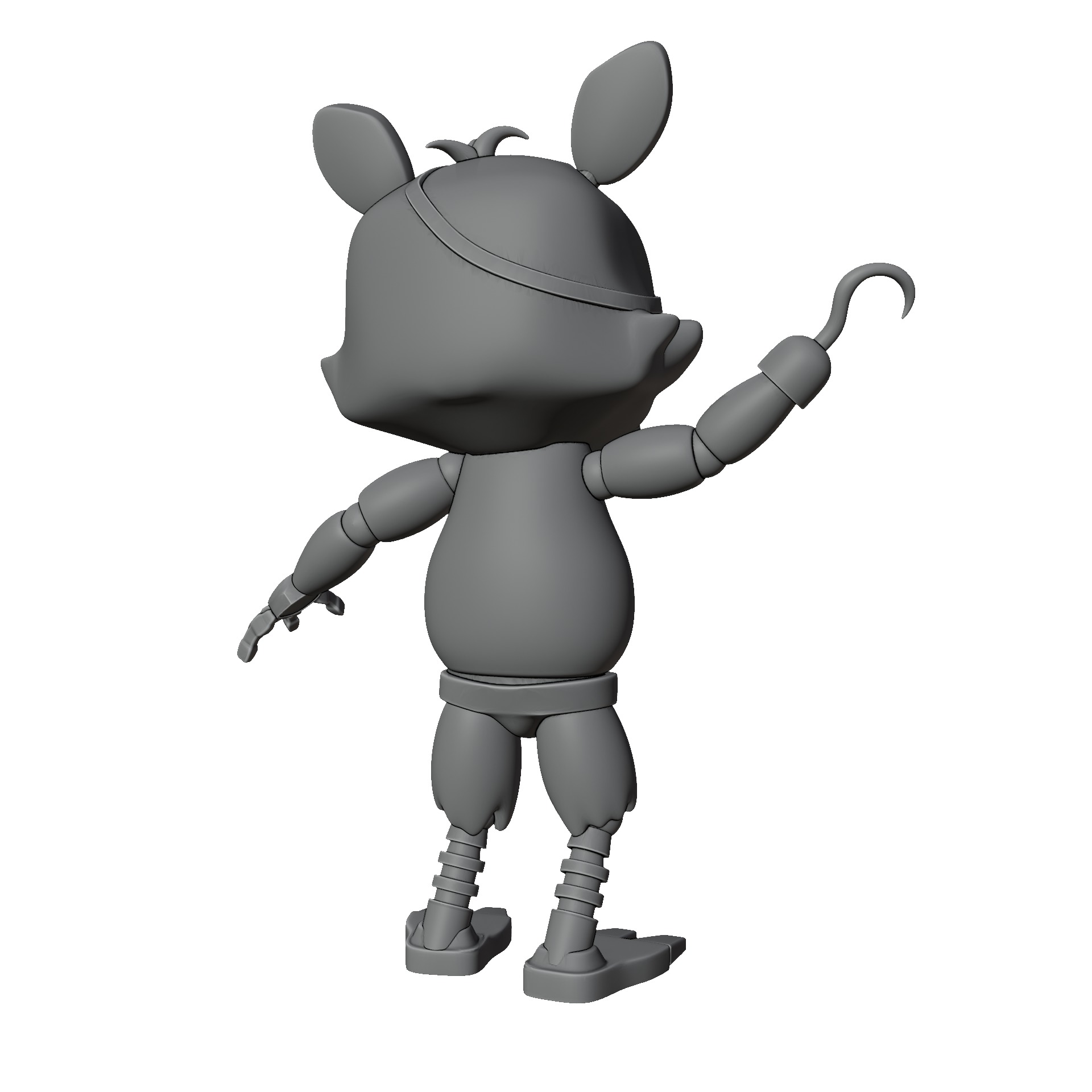 Adventure Foxy 3D print model_3