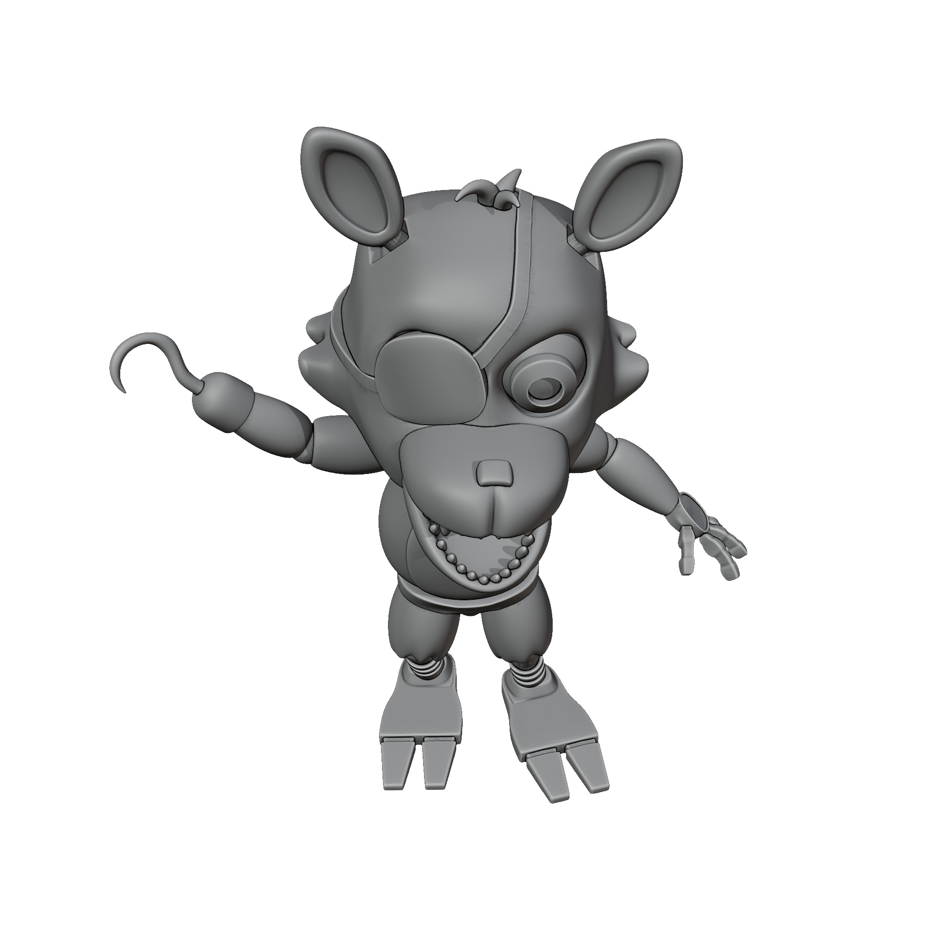 Adventure Foxy 3D print model_5