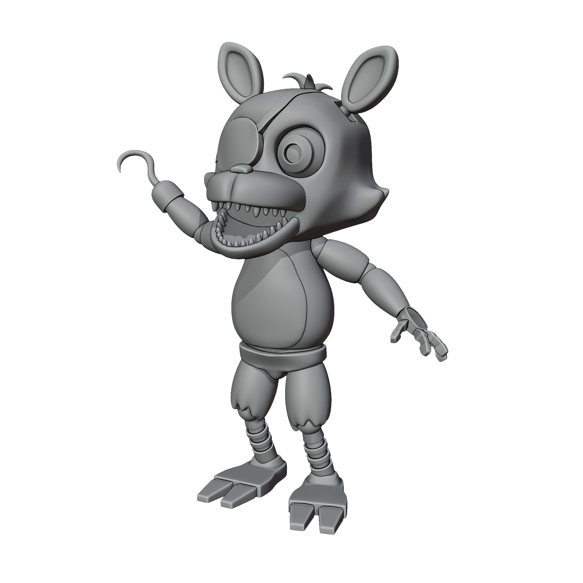 Adventure Foxy 3D print model_1