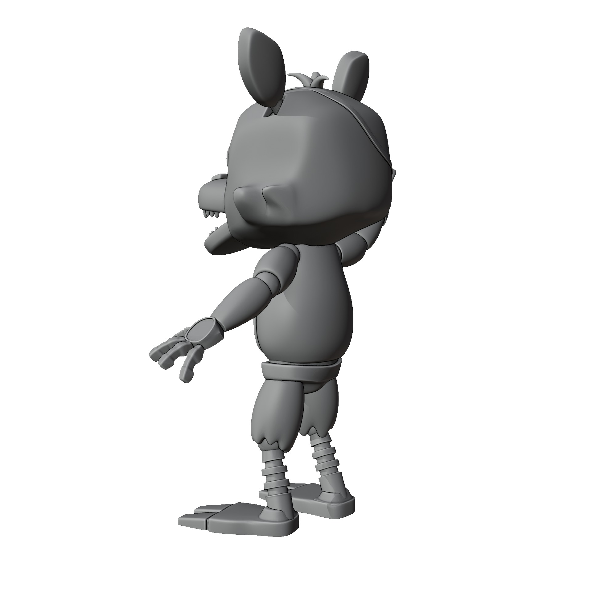 Adventure Foxy 3D print model_2