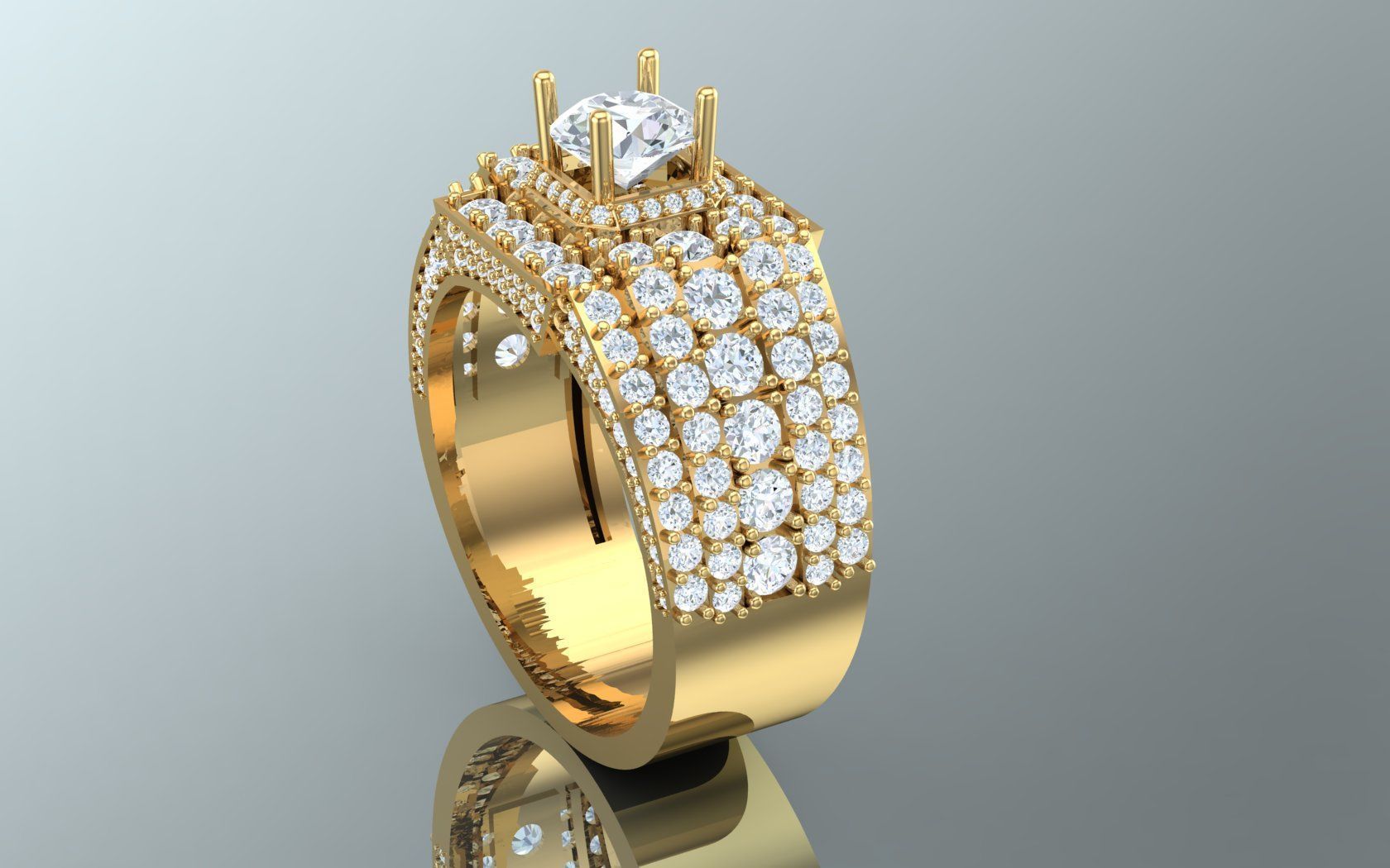 Ring Men 003 3D print model_4