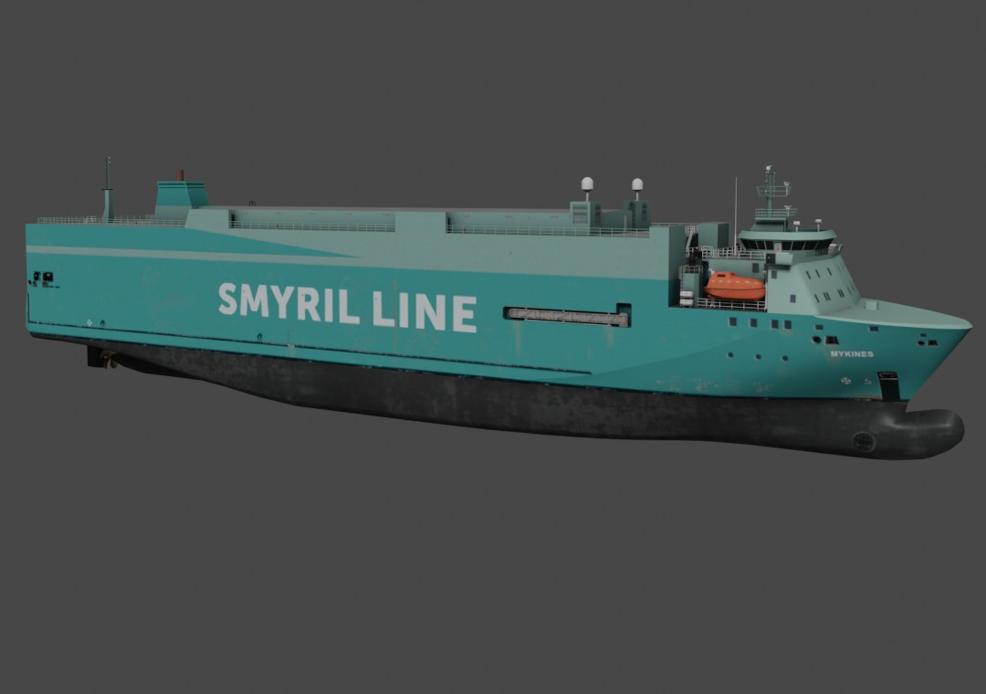 Vehicles Carrier 3D model Low-poly 3D model_4