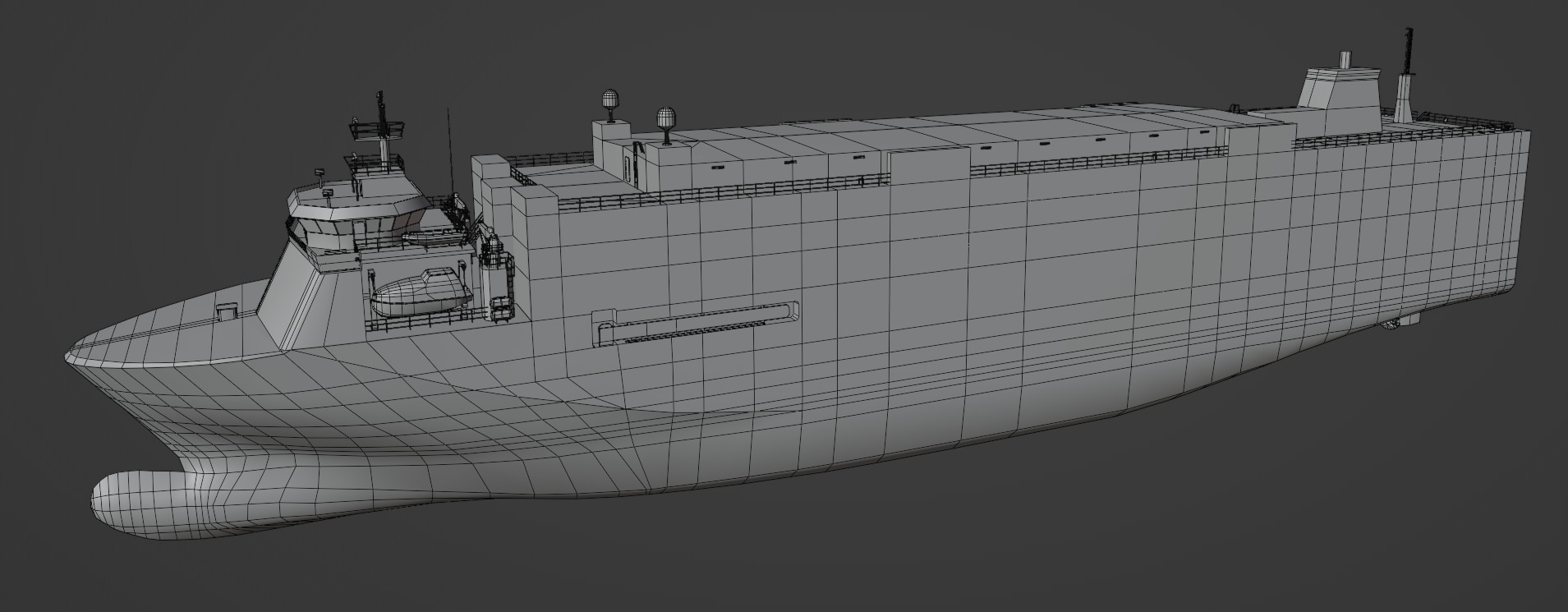 Vehicles Carrier 3D model Low-poly 3D model_3