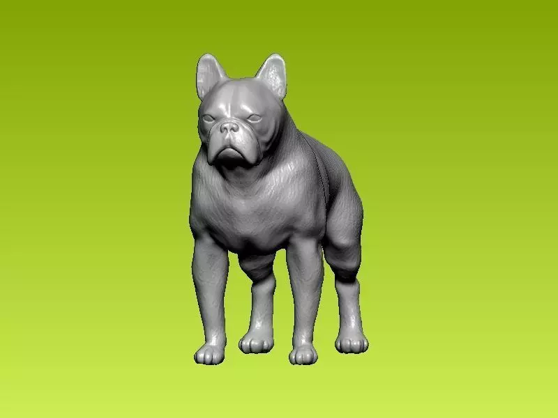 Pitbull dog breed - 3D print 3D print model