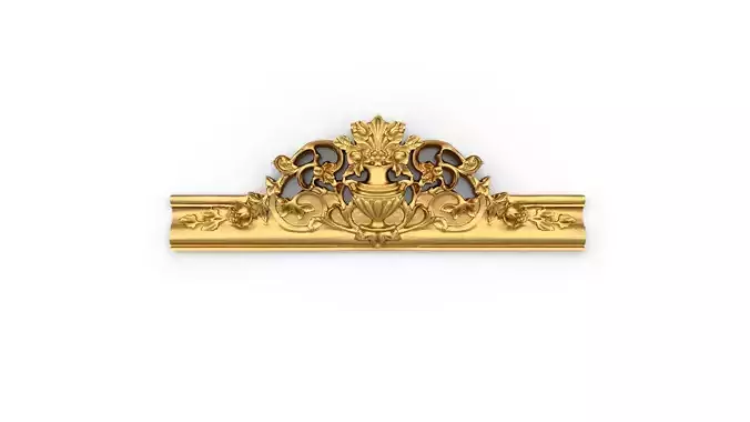 Classic decor ornament carved 06