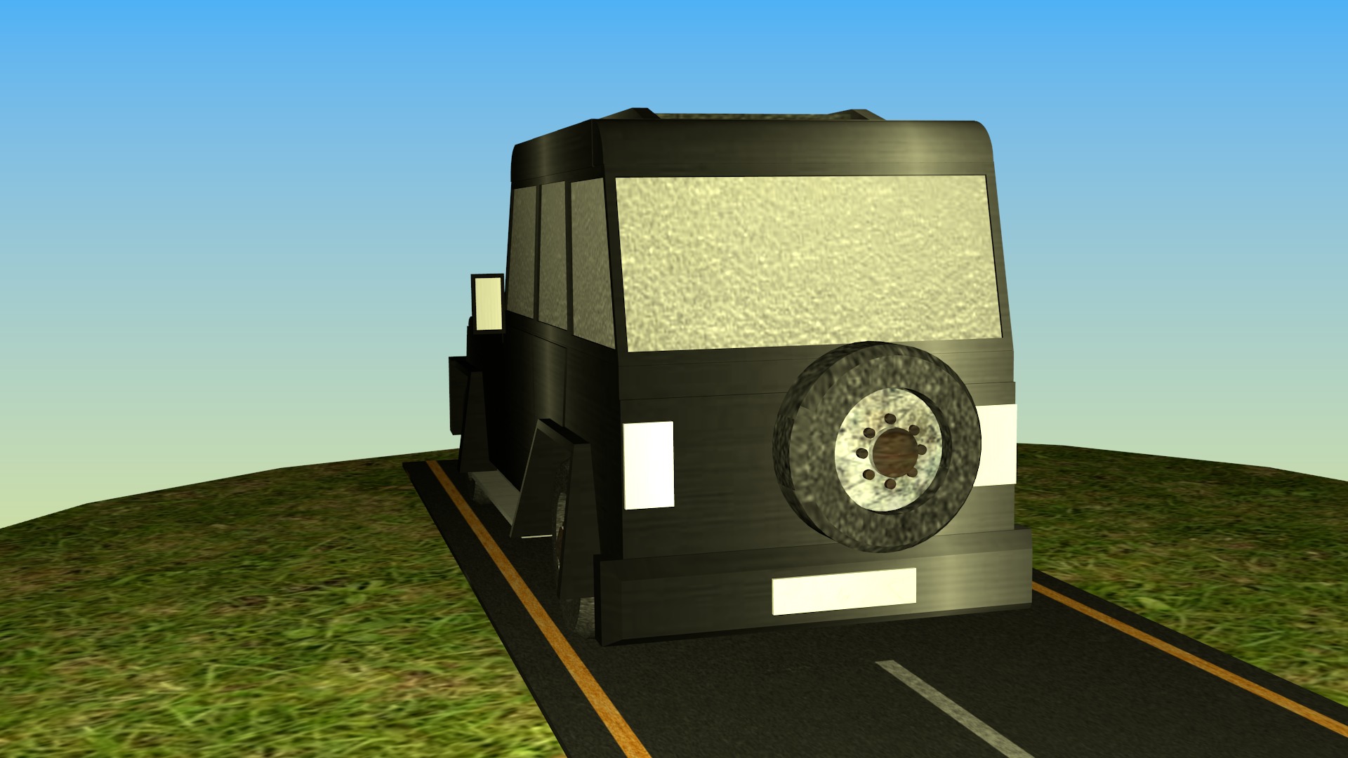 Indian Jeep Type 3 Free low-poly 3D model_6