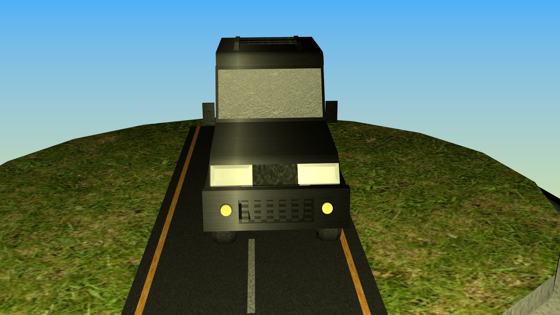 Indian Jeep Type 3 Free low-poly 3D model_4