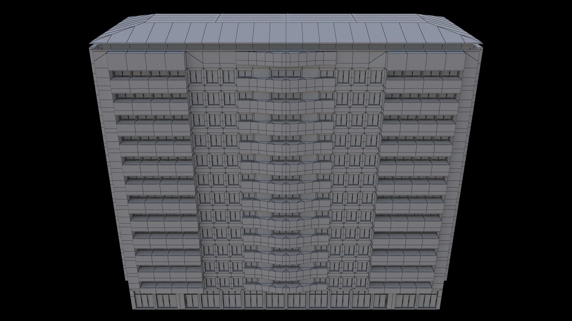 BuildingGenericB 3D model_6