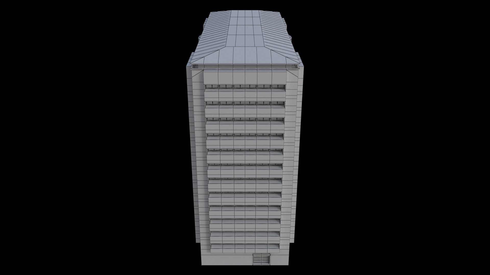 BuildingGenericB 3D model_7