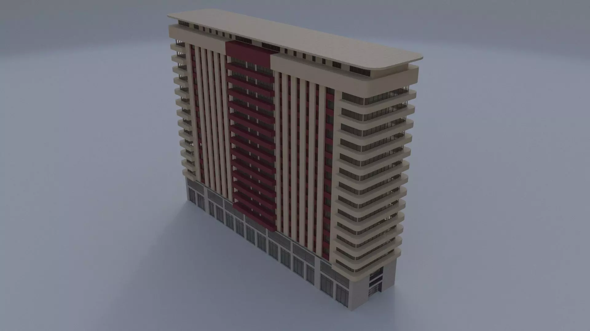 BuildingGenericD 3D model_0