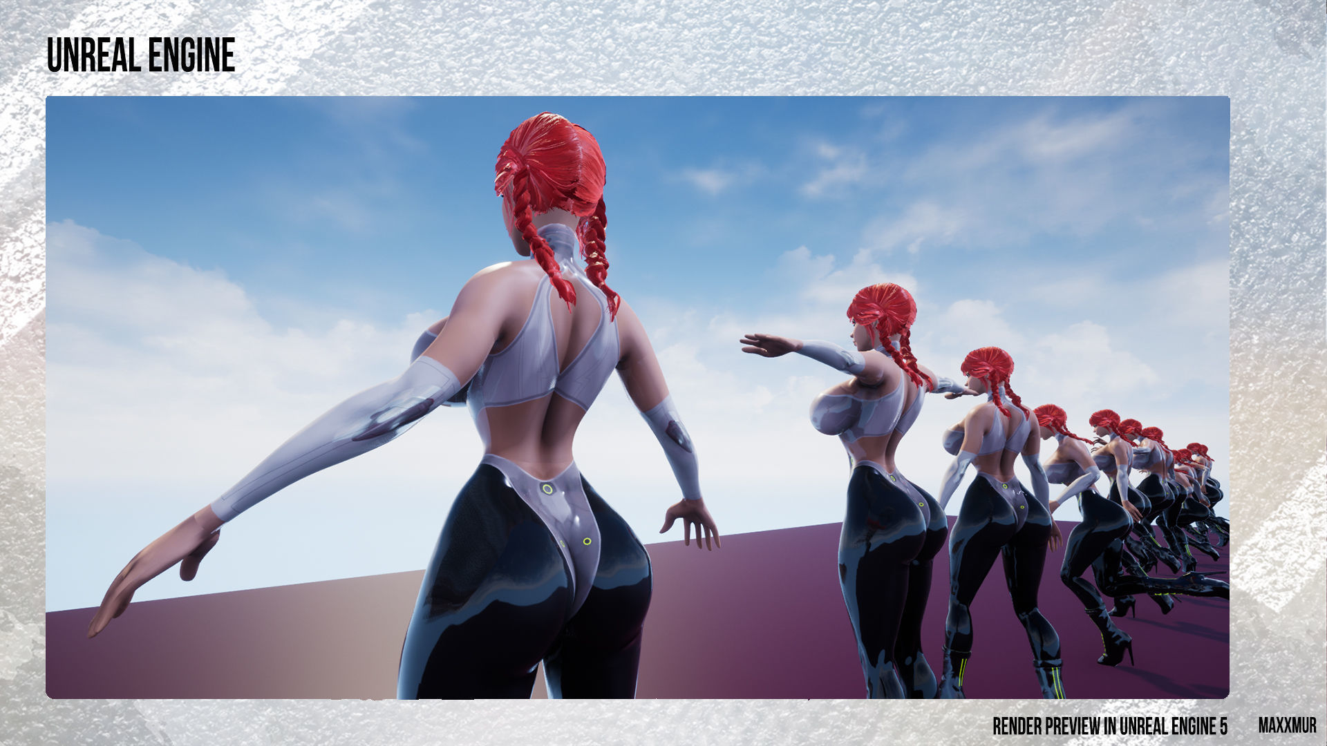 Sweet Bunny and Hyper Bunny Mini Pack Low-poly 3D model_23