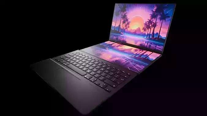 Dual Screen Laptop - DUO - 3D Model