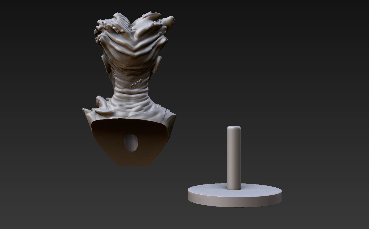 The Last of Us - Clicker Bust 3D print model_6