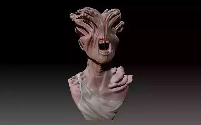 The Last of Us - Clicker Bust 3D print model