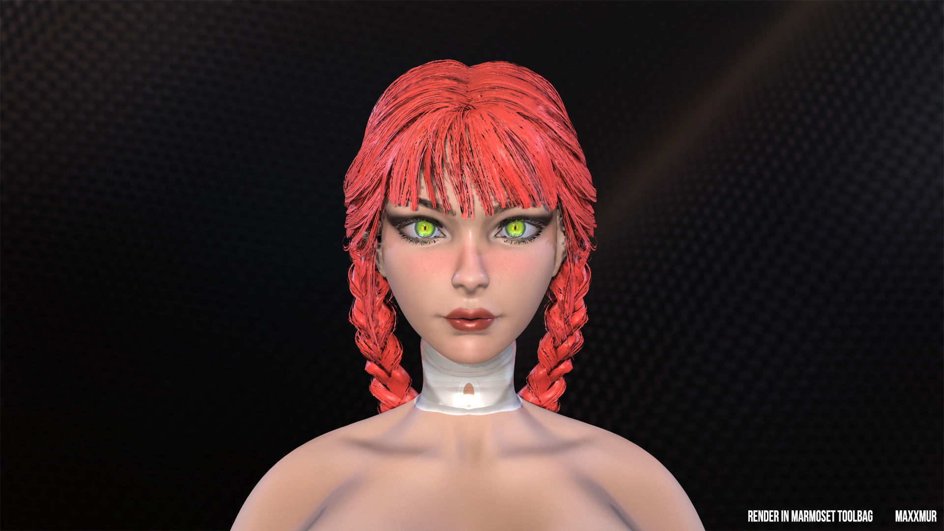 Hyper Bunny Low-poly 3D model_6