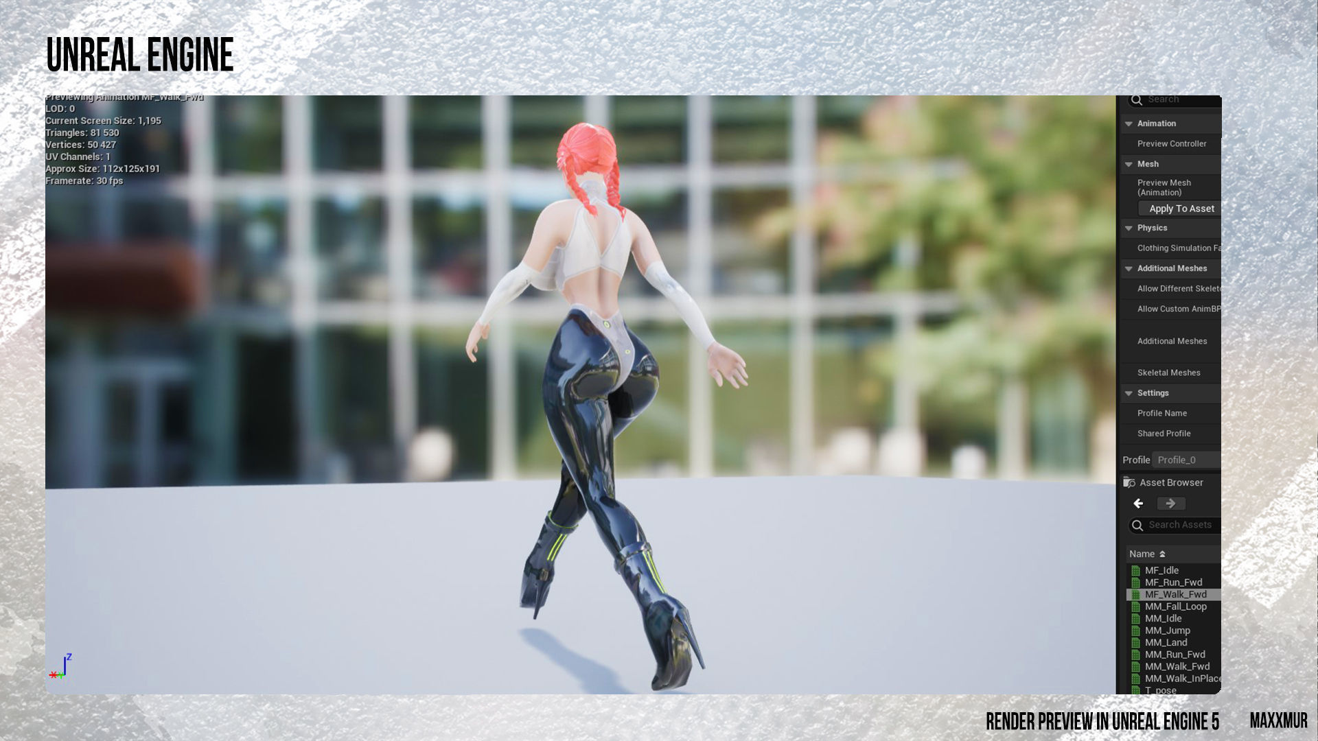 Hyper Bunny Low-poly 3D model_14