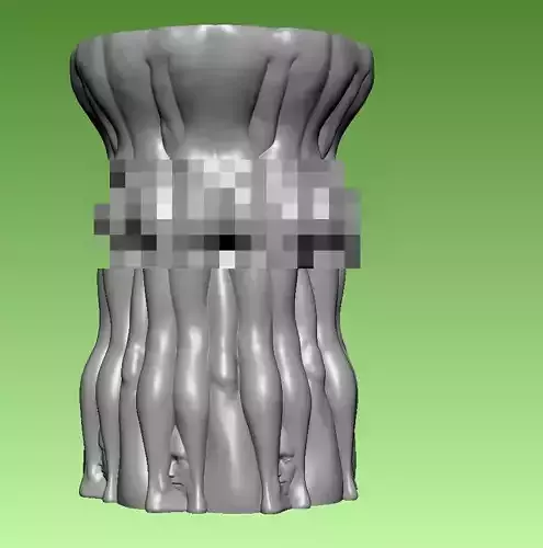 Full body pot or base 3D print model