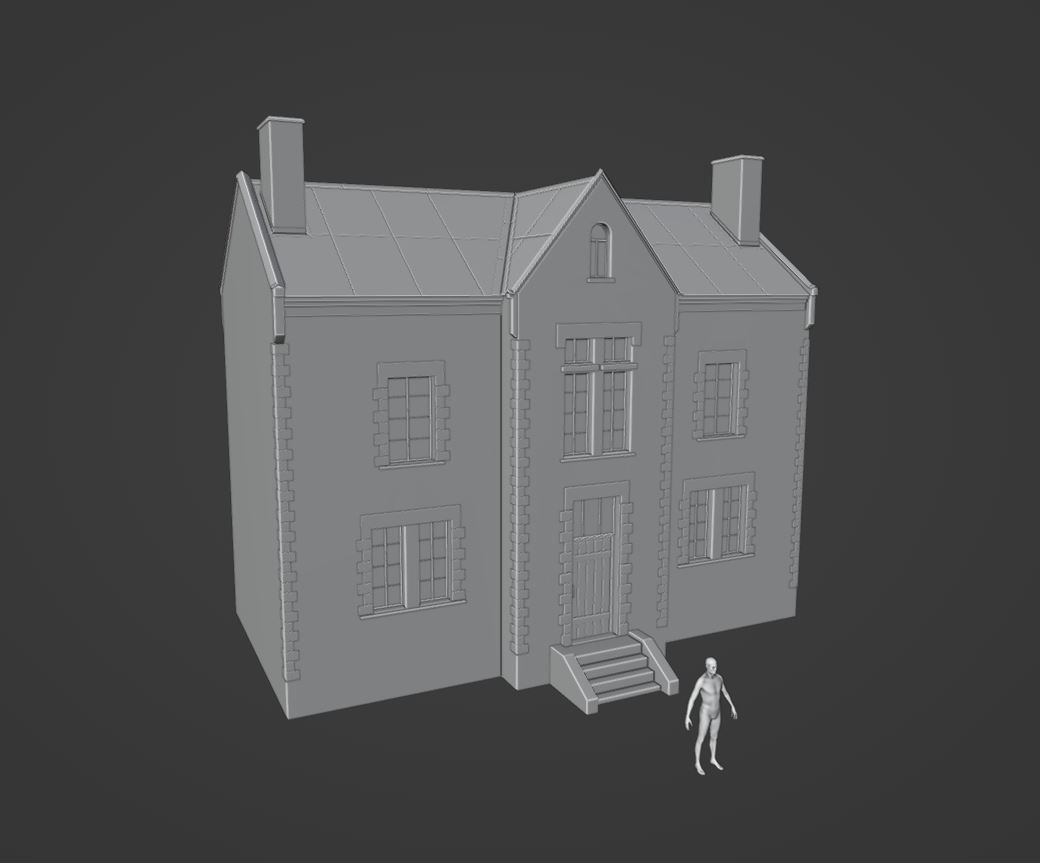 French house 3D model_3