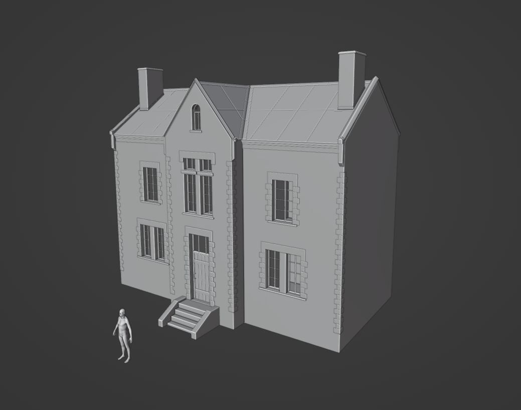 French house 3D model_4