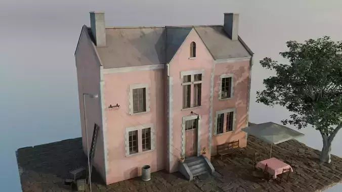 French house 3D model