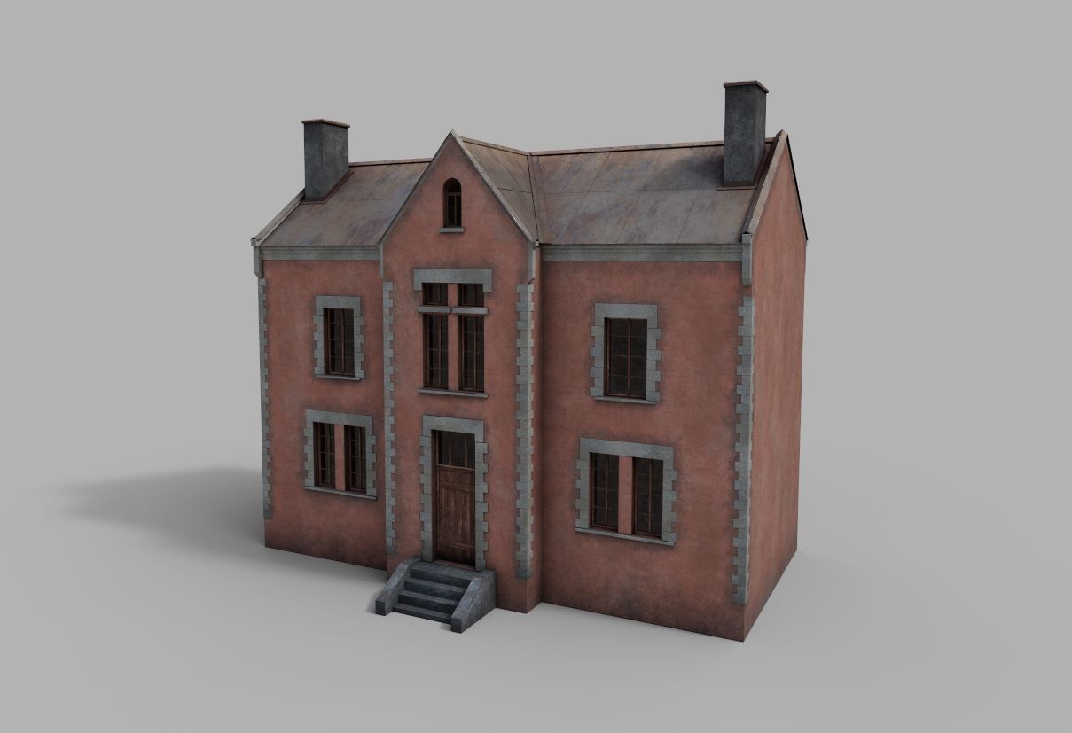 French house 3D model_1