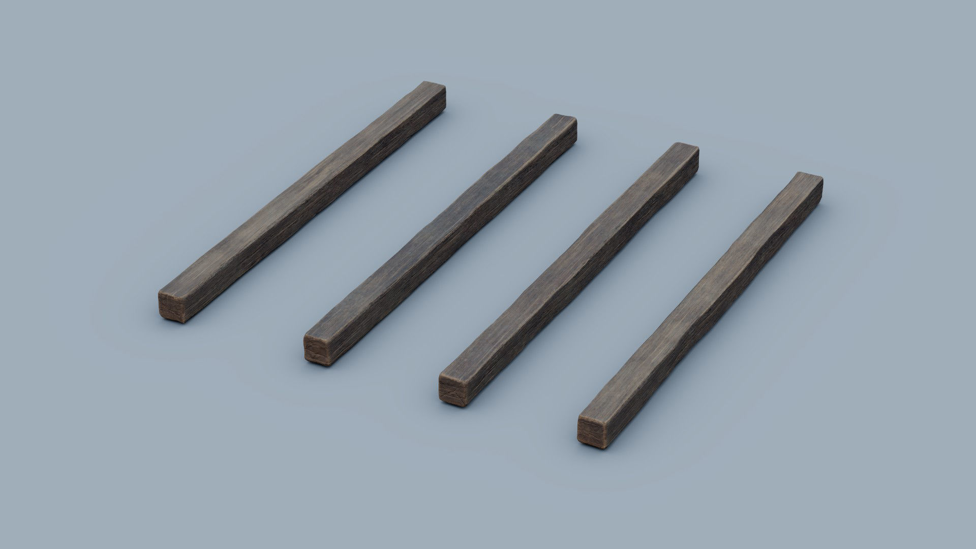 Wooden Plank Pack Vol 01 - High-Quality Wooden Planks Free low-poly 3D model_7