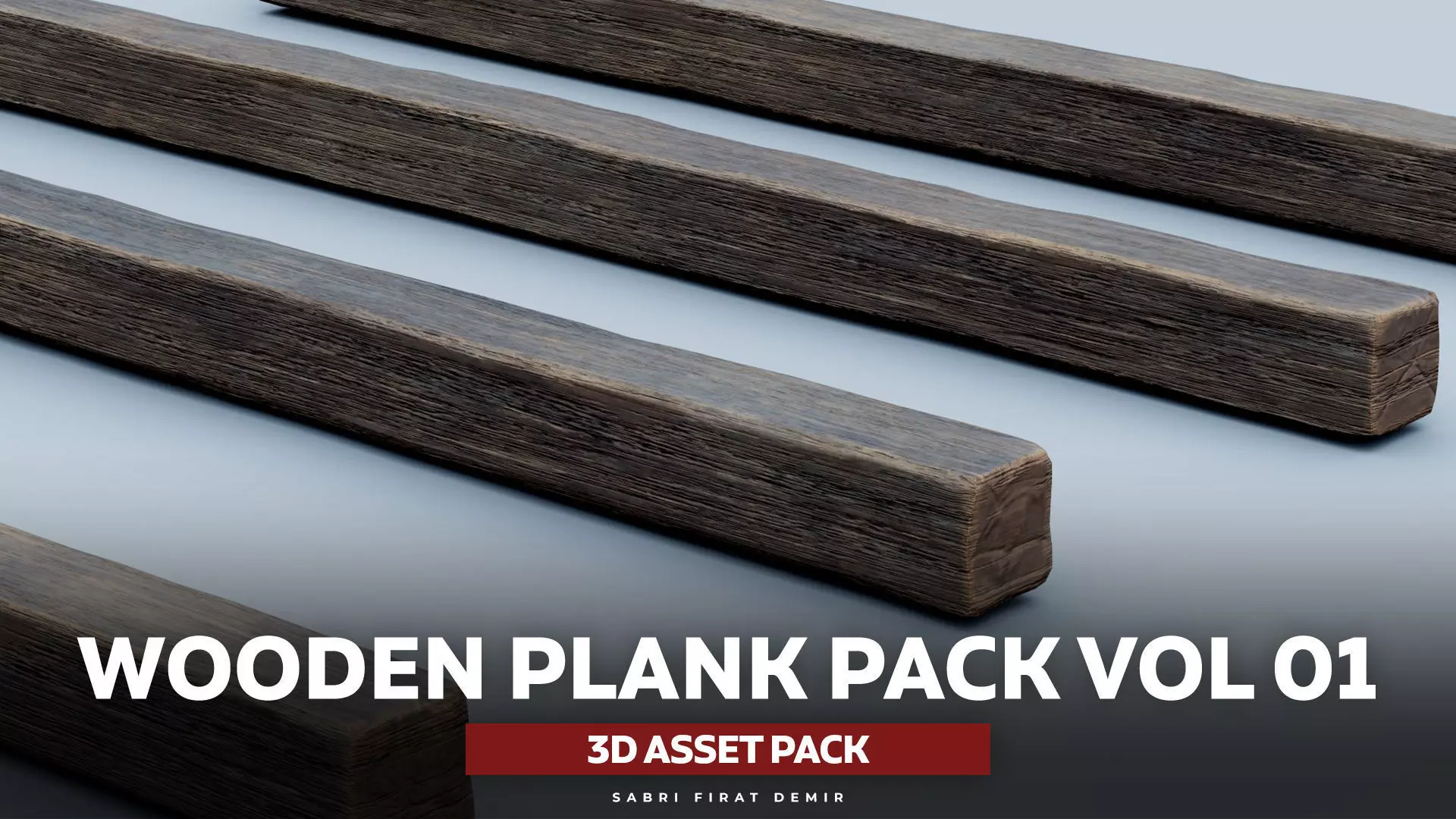 Wooden Plank Pack Vol 01 - High-Quality Wooden Planks Free low-poly 3D model_0