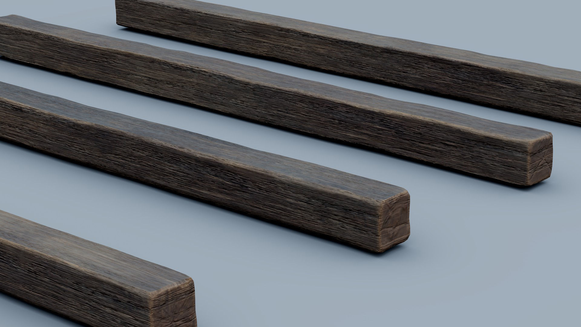 Wooden Plank Pack Vol 01 - High-Quality Wooden Planks Free low-poly 3D model_4