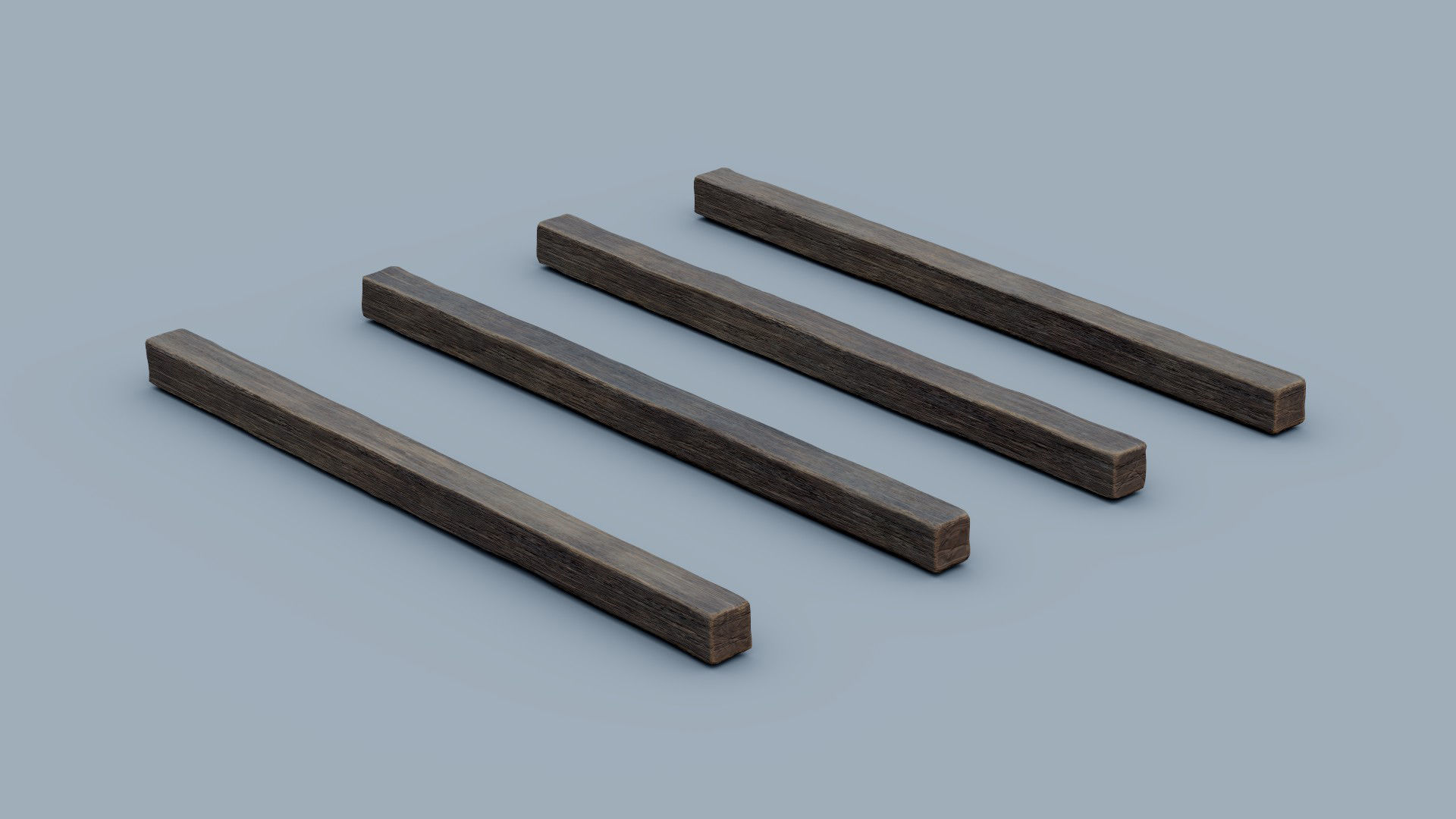 Wooden Plank Pack Vol 01 - High-Quality Wooden Planks Free low-poly 3D model_6
