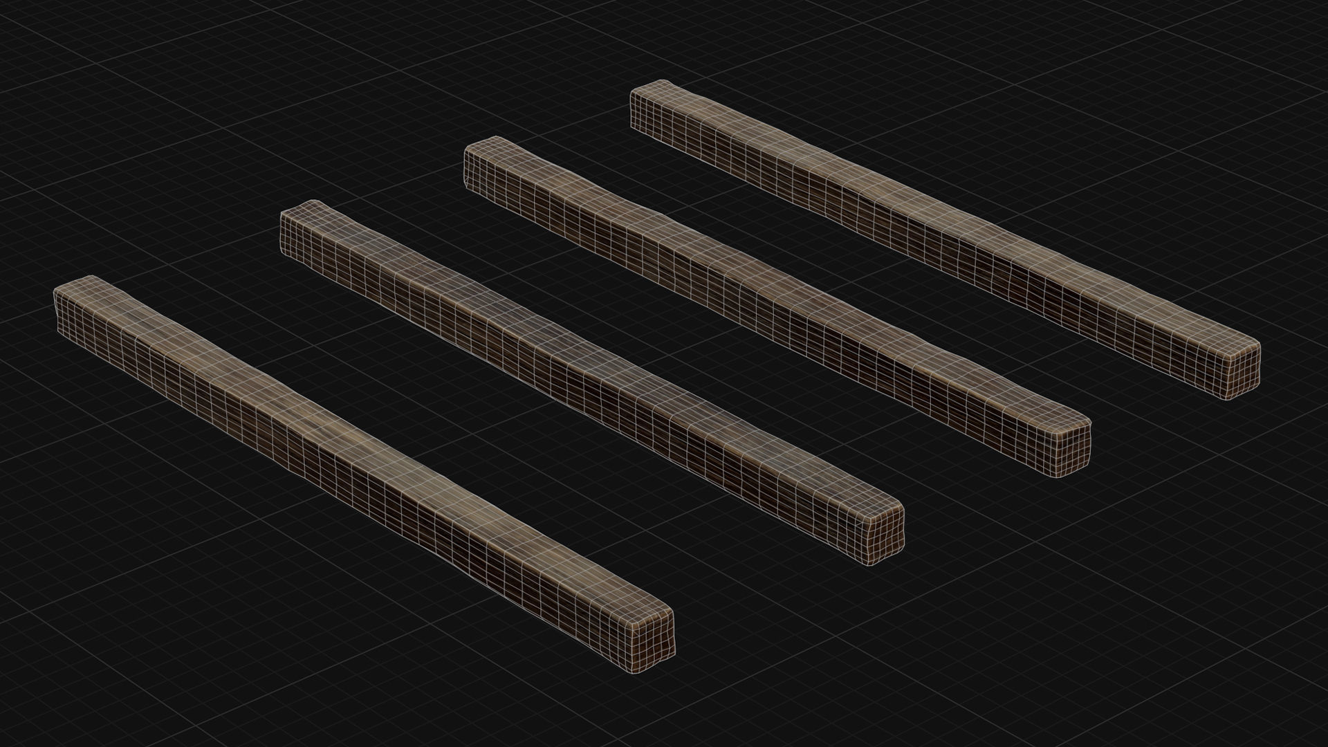 Wooden Plank Pack Vol 01 - High-Quality Wooden Planks Free low-poly 3D model_2