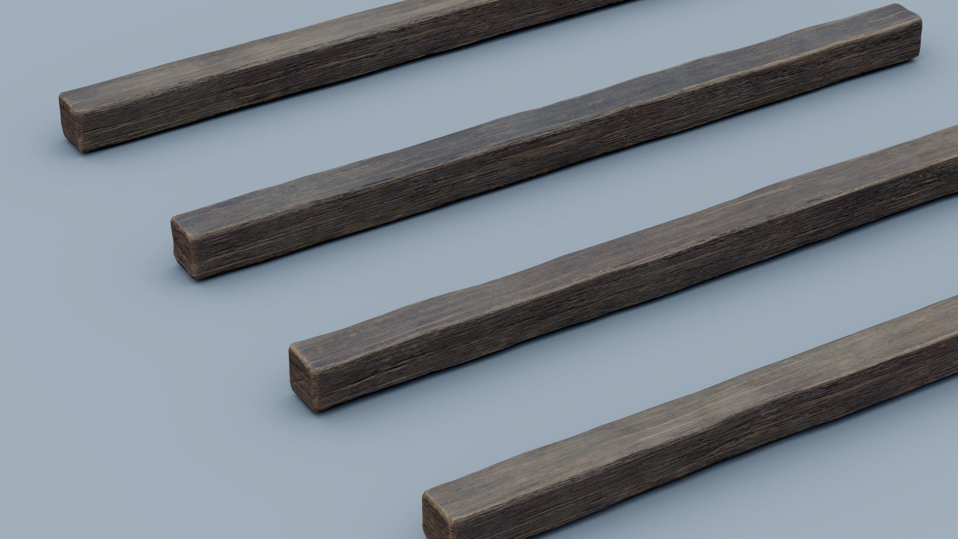 Wooden Plank Pack Vol 01 - High-Quality Wooden Planks Free low-poly 3D model_5