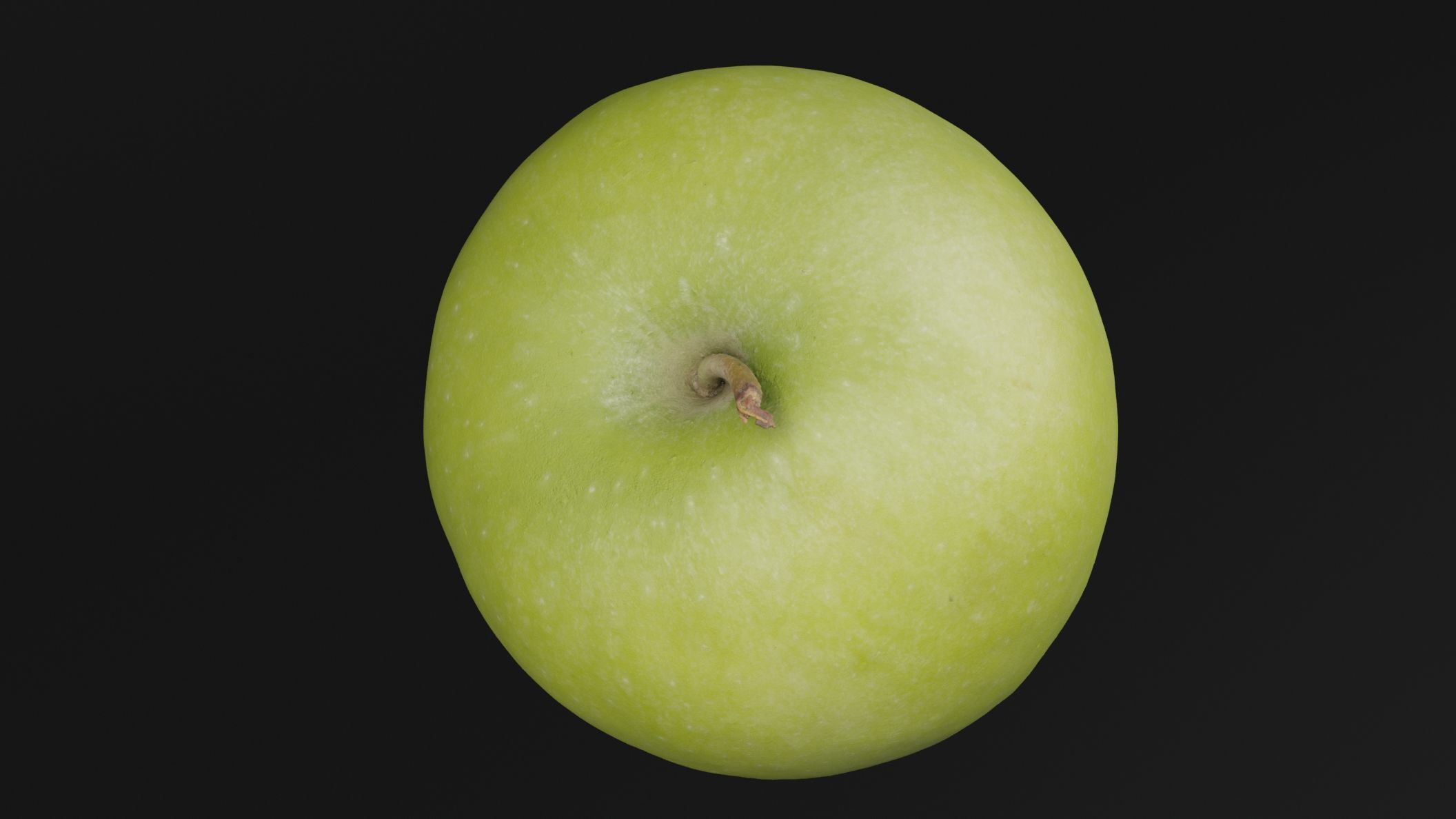 Green Apple 3D model_3