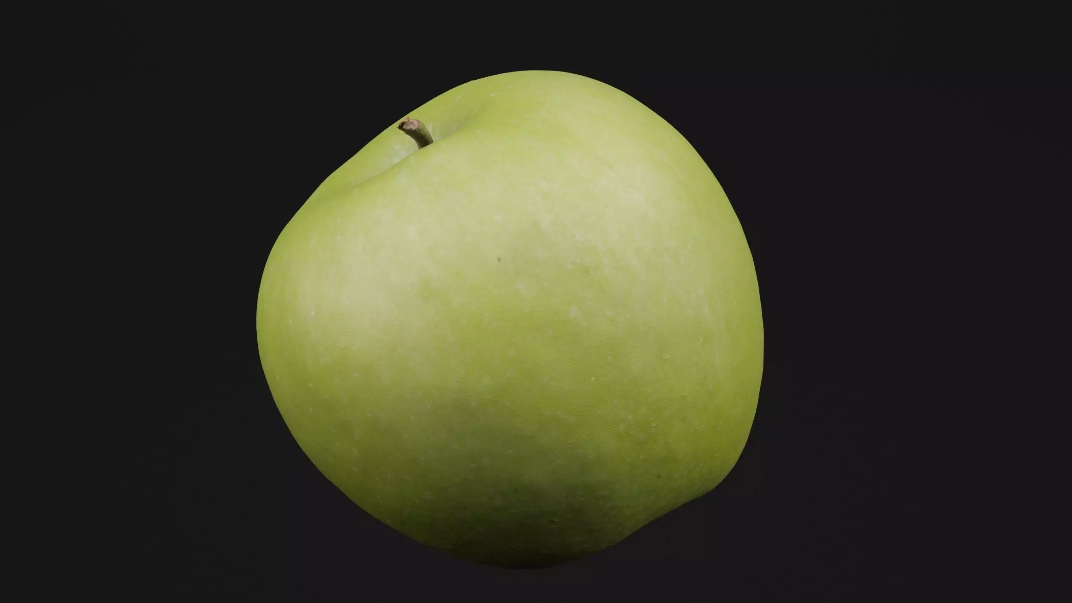 Green Apple 3D model_0