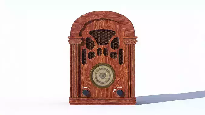 Vintage Wooden Radio 1950