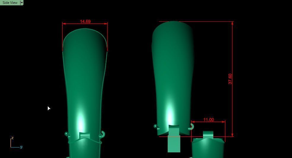 26-8 grams bracelet 3D print model_3